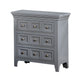Full Bedroom Set, Gray and Chrome, 2 Piece Set with Nightstand
