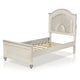 Full Bedroom Set | Pearl White | 2 Piece Set with Nightst&