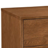 Full Bedroom Set, Walnut Brown and Nickel, 2 Piece Set with Nightstand