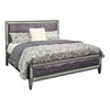 Full Bedroom Set | Gray & Nickel | 2 Piece Set with Nightst&