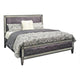Full Bedroom Set | Gray & Nickel | 2 Piece Set with Nightst&