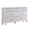 Full Bedroom Set | Black | Gold | & White | 3 Piece Set with Dresser & Nightst&