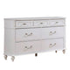 Full Bedroom Set | Black | Gold | & White | 3 Piece Set with Dresser & Nightst&