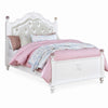 Full Bedroom Set | Black | Gold | & White | 3 Piece Set with Dresser & Nightst&
