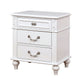 Full Bedroom Set | Black | Gold | & White | 3 Piece Set with Dresser & Nightst&