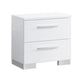 Full Bedroom Set | White & Gray | 3 Piece Set with Dresser & Nightst&