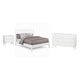 Full Bedroom Set | White | 3 Piece Set with Dresser & Nightst&