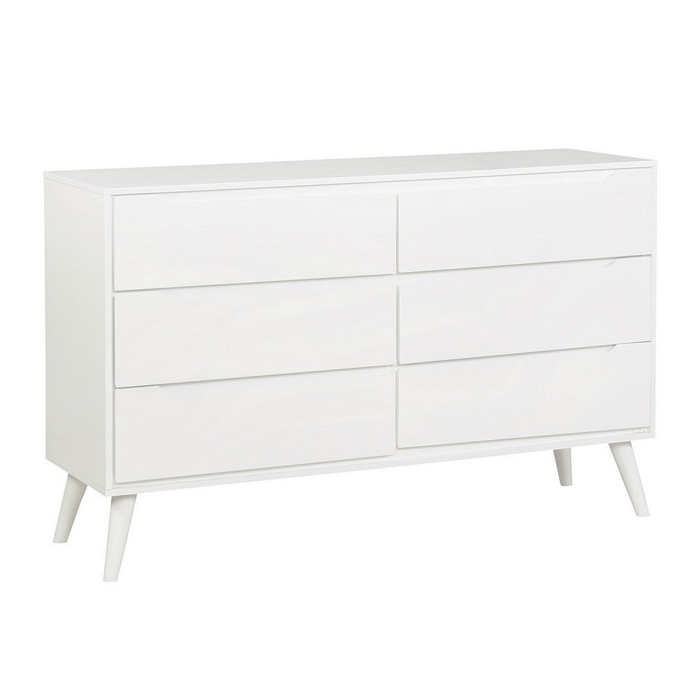 Full Bedroom Set | White | 3 Piece Set with Dresser & Nightst&