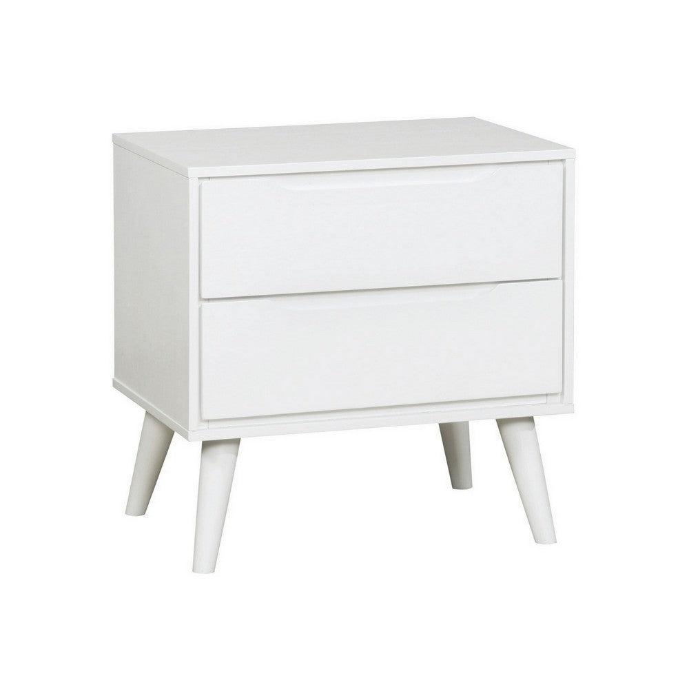 Full Bedroom Set | White | 3 Piece Set with Dresser & Nightst&