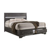 Full Bedroom Set | White | Silver | & Gray | 3 Piece Set with Dresser & Nightst&