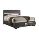 Full Bedroom Set | White | Silver | & Gray | 3 Piece Set with Dresser & Nightst&