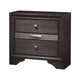 Full Bedroom Set | White | Silver | & Gray | 3 Piece Set with Dresser & Nightst&