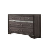 Full Bedroom Set | White | Silver | & Gray | 3 Piece Set with Dresser & Nightst&