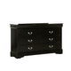 Full Bedroom Set | Black & Nickel | 3 Piece Set with Dresser & Nightst&