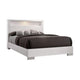 Queen Bedroom Set | White & Silver | 4 Piece Set with Chest | Dresser | & Nightst&
