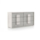 Queen Bedroom Set | White Wash & Stone Gray | 4 Piece Set with Chest | Dresser | & Nightst&