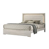 Queen Bedroom Set | White Wash & Stone Gray | 4 Piece Set with Chest | Dresser | & Nightst&