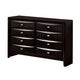 Queen Bedroom Set | Black & Nickel | 4 Piece Set with Chest | Dresser | & Nightst&