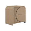 Queen Bedroom Set | Natural Brown | 4 Piece Set with Chest | Dresser | & Nightst&