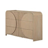 Queen Bedroom Set | Natural Brown | 4 Piece Set with Chest | Dresser | & Nightst&