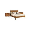 3pc King Bedroom Set, Brown, Oak Wood, 2 Nightstands