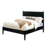 2pc King Bedroom Set | Black Wood | Nightst&