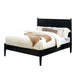 2pc King Bedroom Set | Black Wood | Nightst&