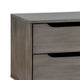 3pc King Bedroom Set, Gray Wood, 2 Nightstands