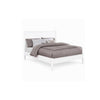 2pc King Bedroom Set, White Wood, Nightstand