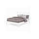 2pc King Bedroom Set, White Wood, Nightstand