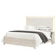 2pc King Bedroom Set | Weathered Gray | Gray | White | Silver Wood | Nightst&