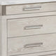 3pc King Bedroom Set, Weathered Gray, Gray, White, Silver Wood, 2 Nightstands