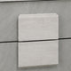 3pc King Bedroom Set, White Wash, Stone Gray, 2 Nightstands