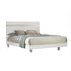 3pc King Bedroom Set, White, Gold Wood, 2 Nightstands