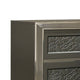 2pc King Bedroom Set, Gray, Dark Gray, Taupe Gray, White Wood, Nightstand