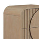 3pc King Bedroom Set, Natural Brown Wood, 2 Nightstands