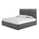 3pc King Bedroom Set | Ash Gray | Chrome Wood | 2 Nightst&s