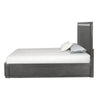 3pc King Bedroom Set | Ash Gray | Chrome Wood | 2 Nightst&s