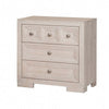 3pc King Bedroom Set | Beige | Bronze Wood | 2 Nightst&s