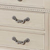 2pc King Bedroom Set, Antique White Wood, Nightstand