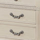 2pc King Bedroom Set, Antique White Wood, Nightstand