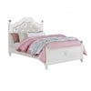 2pc Full Bedroom Set, White Wood, Nightstand