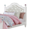2pc Full Bedroom Set, White Wood, Nightstand
