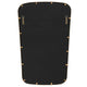 Decorative Wall Mirror | Gold Leaf Trapezoidal Iron Frame | 22x34