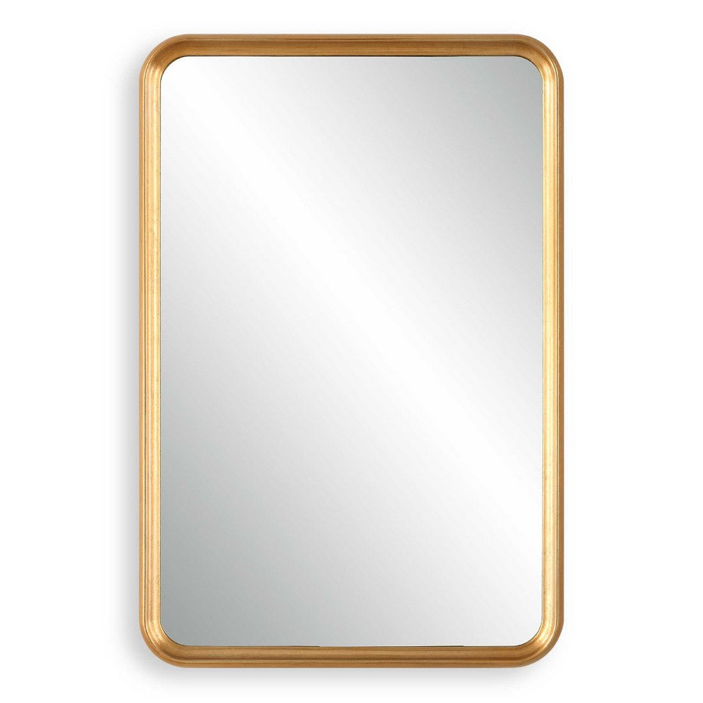 Decorative Wall Mirror | Champagne Gold Leaf | 20x30 Rectangular Frame