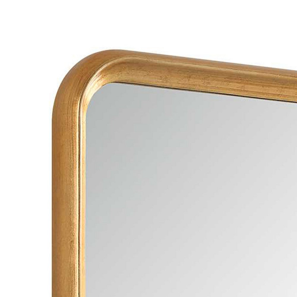 Decorative Wall Mirror | Champagne Gold Leaf | 20x30 Rectangular Frame