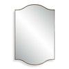 Decorative Wall Mirror | Arch Design | Brushed Gold Arched Frame | 22x34