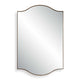 Decorative Wall Mirror | Arch Design | Brushed Gold Arched Frame | 22x34