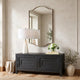Decorative Wall Mirror | Arch Design | Brushed Gold Arched Frame | 22x34