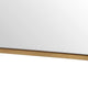 Decorative Wall Mirror | Corner Bolt Detail | Gold Leaf Accent | 21x36